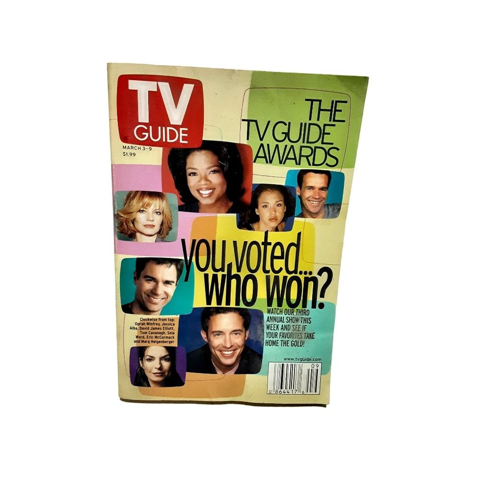TV Guide March 2001 Awards Issue Alba Winfrey